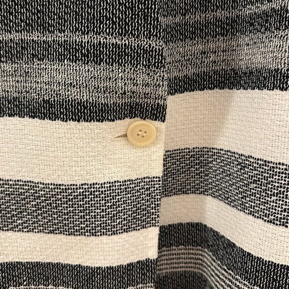 MaxMara Tommy Blazer/Jacket; White Stripes; US 12-14 - Picture 3 of 6